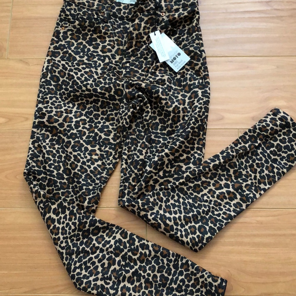 ‼️SOLD‼️ Top shop Moto High waist Ankle Grazer